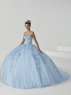 Wu Fiesta 56432 Floral 3D Light Up Quinceanera Dress