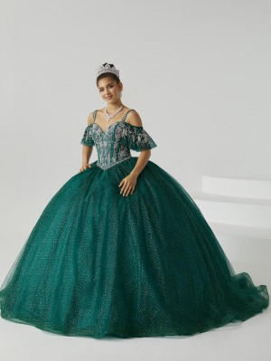 Wu Fiesta 56436 Ruffle Sleeve Quinceanera Dress