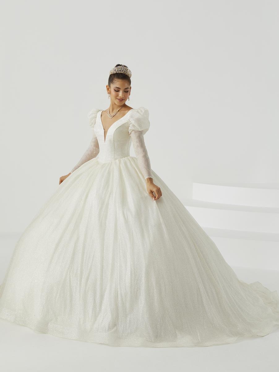 White long sleeve quinceanera dresses cheap