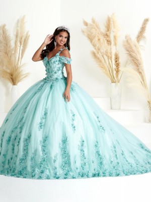 Wu Fiesta 56449 Floral 3D Quinceanera Dress