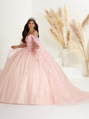 Wu Fiesta 56454 Floral 3D Quinceanera Dress