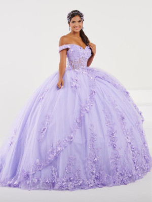 LizLuo Fiesta 56496 Impressive 3D Quinceanera Gown