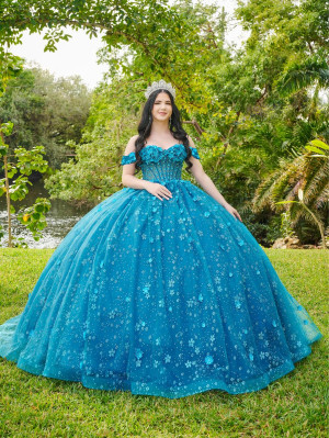 LizLuo Fiesta 56512 Secret Garden Quinceanera Gown