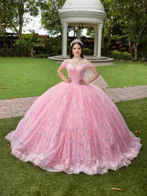 LizLuo Fiesta 56536 Ultimate Glitter Quince Dress