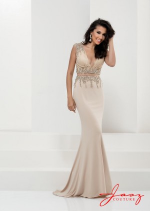Jasz Couture 5656 Deep V 2pc Prom Gown