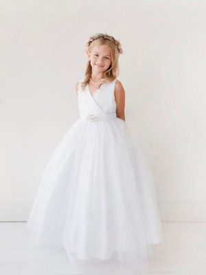 Tip Top 5698LONG Flower Girls Long Dress