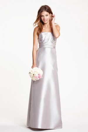 Watters 5711 Mikado Draped Bridesmaid Gown