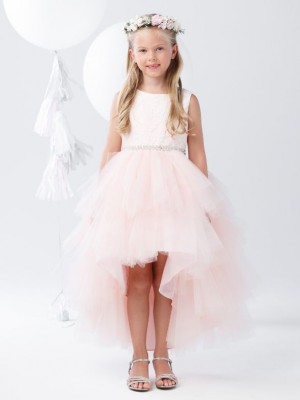 Tip Top 5722 High Low Flower Girls Dress