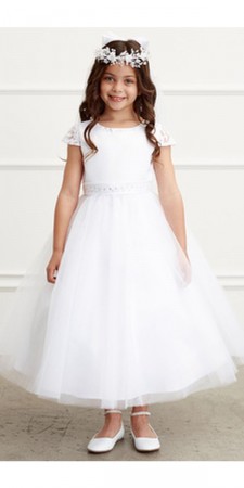 Tip Top 5821 Lace Back Flower Girls Dress