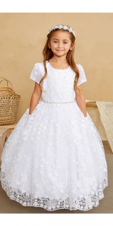Tip Top 5845 Flower Girls Lace Dress