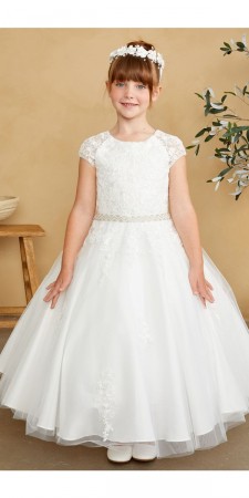 Tip Top 5851 Flower Girls Lace Top Dress