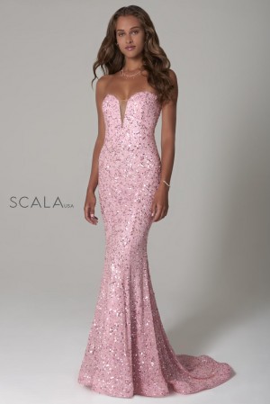 Scala 60093 Sequin Mermaid Prom Dress