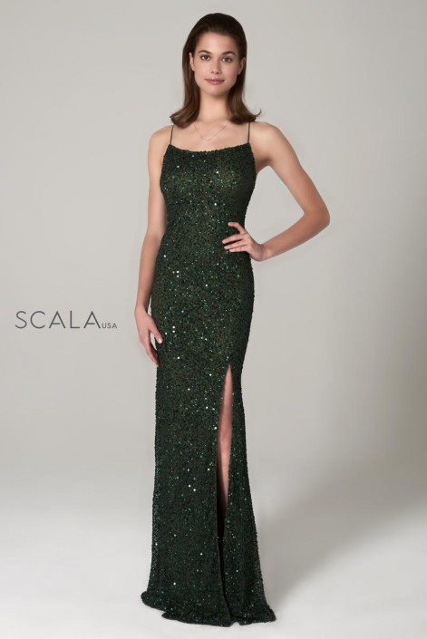 open back sequin homecoming dress by scala