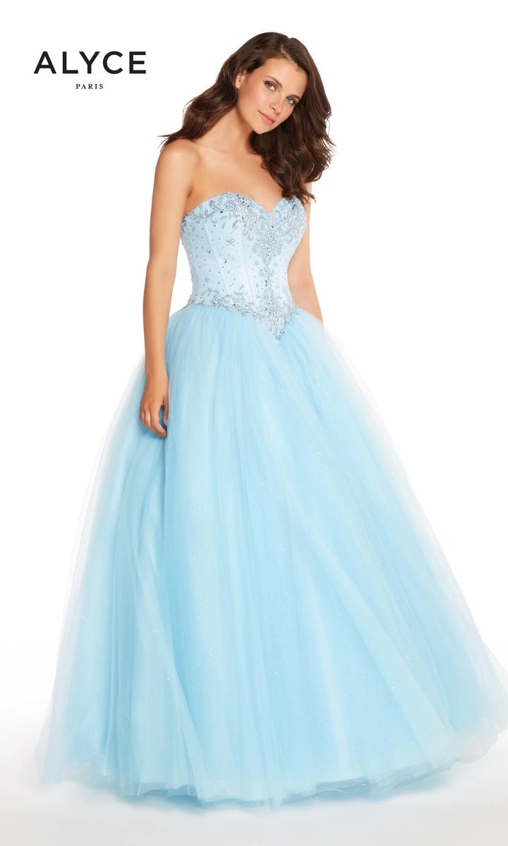 Princess Prom Dress Turquoise