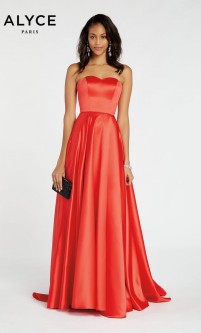 Paris Coral Prom Dress