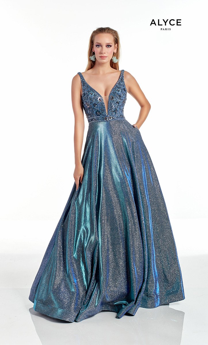 Chrome sales prom dress