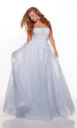 Alyce Paris 61300 Effortless Glitter Tulle Ball Gown