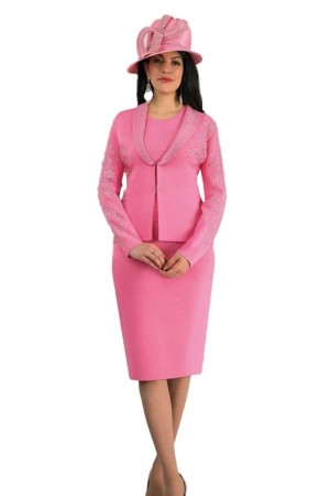 Lily and Taylor 622 Ladies Stylish Knit Church Suit