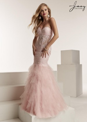 Jasz Couture 6319 Sheer Corset Mermaid Gown