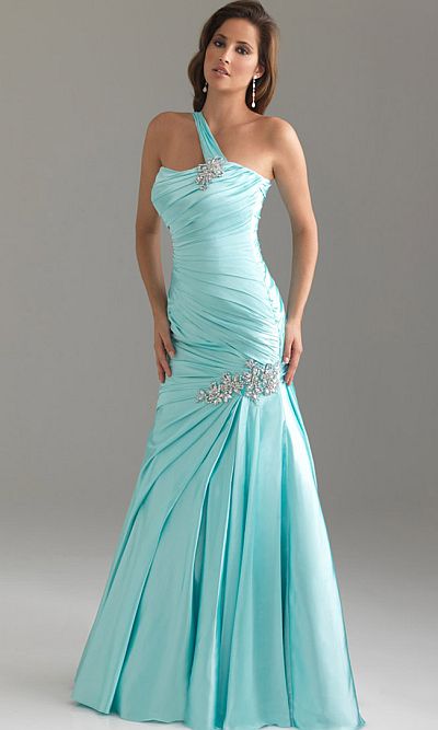 Night Moves One Shoulder Dress