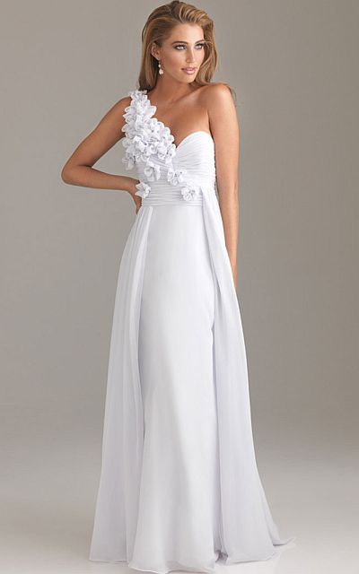 Night Moves One Shoulder Dress