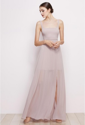 Watters Aubrey 6502 Sheer Skirt Bridesmaid Dress