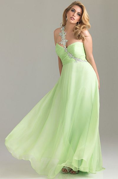 Night Moves One Shoulder Prom Dress