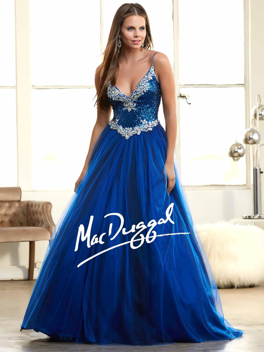 mac duggal sequin ball gown