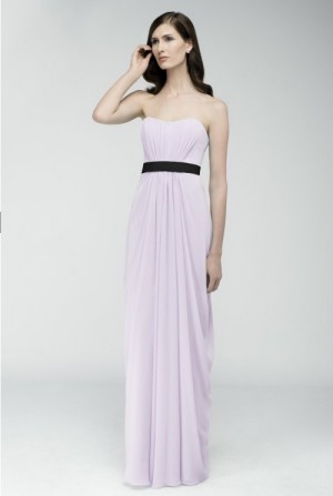 Watters 6543 Crinkle Chiffon Bridesmaid Gown