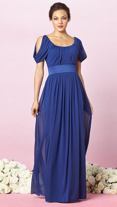 Long Draped Dress Fashion Dresses