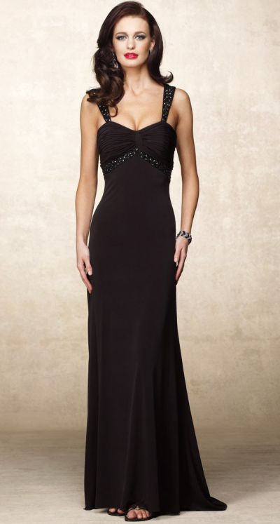 Alyce Designs Jersey Sheath Evening Dress with Sexy Open Back 6671 ...