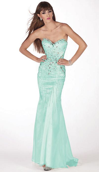 Alyce Paris Crystal Tulle Mermaid Prom Dress 6703 by Alyce Designs ...
