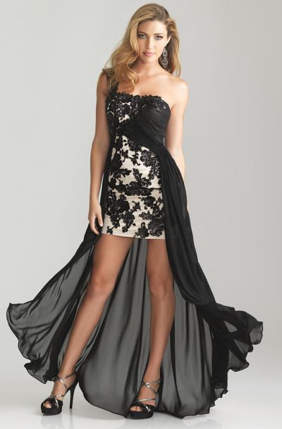 High Low Chiffon Dress