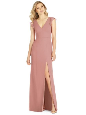 After Six 6810 Ruffle Sleeve Bridesmaid Dress