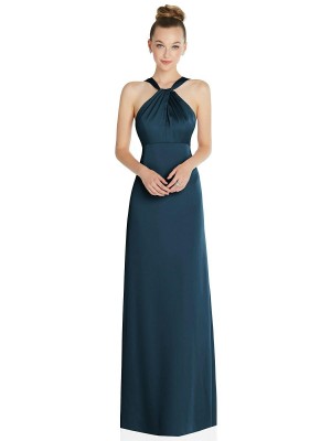 After Six 6855 Flowy Halter Bridesmaid Dress