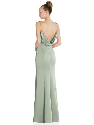 After Six 6856 Draped Cowl Back Bridesmaid Dress