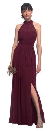 #Levkoff by Bill Levkoff SALMA 7019 High Neck Bridesmaid Gown