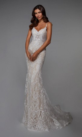Alyce Paris 7028 Lace Fitted Wedding Gown