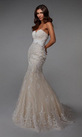 Alyce Paris 7032 Lace Mermaid Wedding Dress