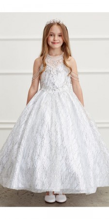 Tip Top 7032 Girls Sparkling Pageant Dress