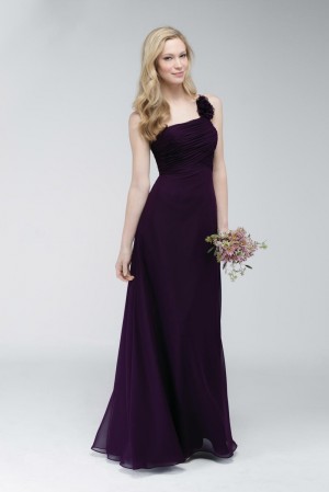 Wtoo 705 One Shoulder Bridesmaid Gown