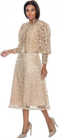 Terramina 7051 Elegant Lace Jacket Dress