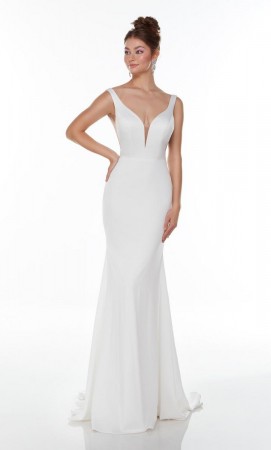 Alyce Paris 7052 Open Back Destination Wedding Dress