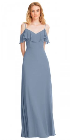 #Levkoff by Bill Levkoff ANASTASIA 7054 Ruffle Bridesmaid Dress