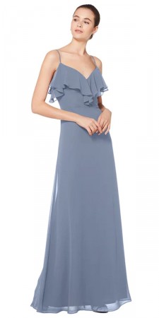 #Levkoff by Bill Levkoff MAGNOLIA 7075 Ruffle Bridesmaid Dress