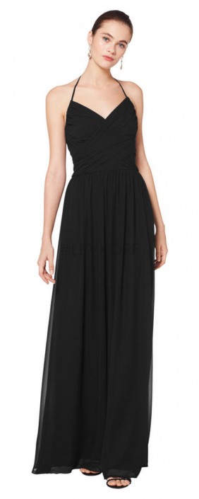 bill levkoff halter bridesmaid dress