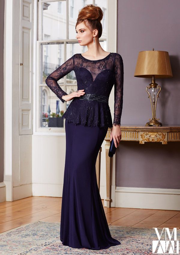 French Novelty: VM Collection 71001 Sheer Lace MOB Dress