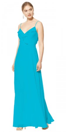 #Levkoff by Bill Levkoff SARIYAH 7102 Lattice Back Bridesmaid Dress
