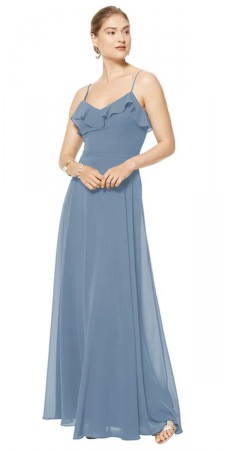 #Levkoff by Bill Levkoff ZORA 7103 Ruffle Bridesmaid Dress