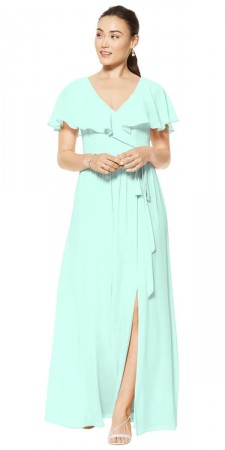 #Levkoff HAYLEE 7106 Flutter Bridesmaid Dress
